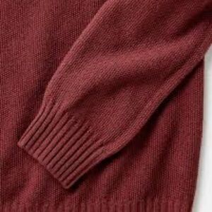 aerie Crewneck Sweater in Burgundy